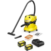 Kärcher Pölynimuri WD 4-18 Dual Battery Set