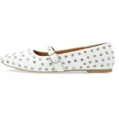 Bianco Fall Simili Mary Jane #P - White - 41