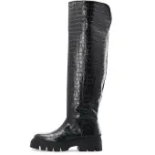 Bianco Kall Over Knee Boot #C - Black - 39