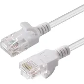 Microconnect Cat6a U/UTP RJ45 10m -verkkokaapeli, valkoinen