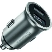 Swissten Eco Friendly Metal Premium Car charger 2 x USB 4.8A (20115100ECO)