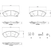 Brembo Jarrupalasarja (4kpl), levyjarru P 24 235