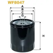 WIX FILTERS Polttoainesuodatin WF8047