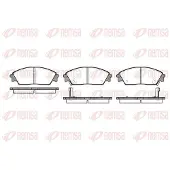 REMSA Jarrupalat Etu, 0229.02 - Honda - Civic, Crx, Prelude, Shuttle, Concerto