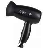 Adler AD 2251 1400 W -hiustenkuivaaja, musta