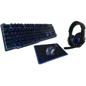 Rebeltec Gaming kit:keyboard+mous +pad+headphone
