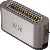 Black & Decker Leivänpaahdin Toaster Pitkä Fack 1000W Inox