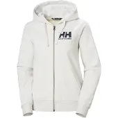 Helly Hansen W Hh Logo Full Zip Hoodie 2.0 - White - S