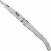 Laguiole 109SAT Ghion Stainless Steel Handle, Brass Liners, gentleman's knife