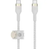 Belkin Components BOOSTCHARGE Pro Flex USB-C to USB-C 60W Cable 2.0m Braided White