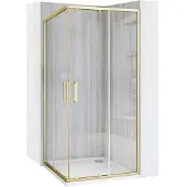 REA City suihkukaappi 80x80 Brushed Gold