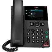 HP Poly VVX 250 4-Line IP Phone and PoE-enabled IP-puhelin Musta 4 linjat LCD (89B62AA)