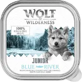 Wolf of Wilderness 24x150g Junior Wild Hills ankka & vasikka viljaton