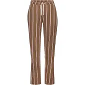 LASCANA Pyjamahousut ecru / ruskea / vaalea pinkki