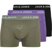Jack & Jones Jacrob Solid Trunks 3 Pack Sn - Khaki green - XXL