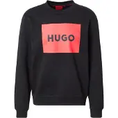 HUGO for man. 50467944 Duragol sweatshirt black (M), Casual, Cotton, Long sleeve, Sustainable