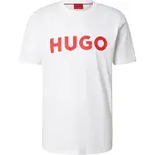 HUGO for man. 50467556 T-shirt Dulivio white (XXL), Casual, Cotton, Short sleeve, Sustainable