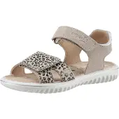 Superfit Sandaalit 'Sparkle' beige / tummanruskea / valkoinen