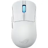 Asus ROG Harpe Ace Mini, Molempikätinen, Optinen, RF Wireless + Bluetooth + USB Type-C, 42000 DPI, Valkoinen