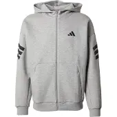 Adidas Urheilullinen collegetakki harmaa / musta