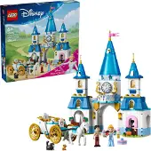 LEGO Disney Princess 43275 Tuhkimolinna ja vaunut - Roolileikki 6 ikävuotta
