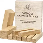 BeaverCraft Tools BeaverCraft BW10 Set Of European Acacia Carving Blocks 10 Pcs