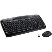 Logitech Wireless Combo MK330 -langaton näppäimistö ja hiiri, musta
