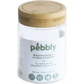 SmartaSaker Lasipurkki bambukannella 0,45 l, Pebbly