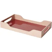 Printworks Lacquered Tray - Swell - Pink - 20X 5X 34CM