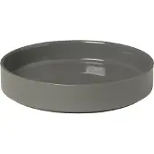 Blomus -syvä lautanen PILAR 20 cm, tummanharmaa, keraaminen