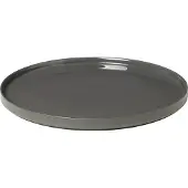 Blomus Pilar-tarjoilulautanen Ø35 cm Pewter