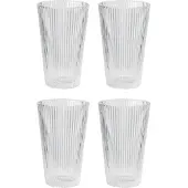 Stelton Pilastro juomalasi 35 cl 4-pakkaus Clear