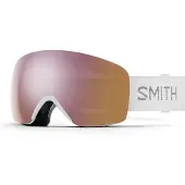 Smith Unisex Skyline White Vapor + ChromaPop Everyday Rose Gold Mirror Lens Laskettelulasit WHITE VAPOR 2021 OneSize
