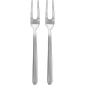Blomus Set Of 2 Serving Forks - 20 X 2,5 Cm - Stella - Stainless Steel - Grey - L 20CM