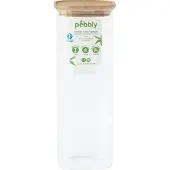 Pebbly Lasipurkki bambukannella 2200 ml