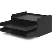 Ferm Living 2x2 Organiser paperihyllykkö Musta
