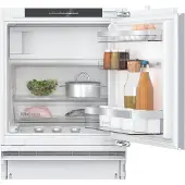 Bosch Serie 6, Työtason alle sijoitettava jääkaappi pakastinlokerolla, 82 x 59.8 cm, pehmeästi sulkeutuva litteä sarana, KUL22ADD0