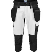 Projob 5556 Stretch Caprihousut - White - D112