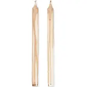 Ferm Living Dryp steariinikynttilä 2-pack Beige