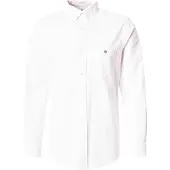 Gant for man. 3000230 Regular Fit Oxford Shirt in Pink Fine Stripes (S), Casual, Cotton, Classic, Long sleeve