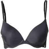 Hunkemoller Angie Padded Underwired Push-Up Bra - Black - 75 D