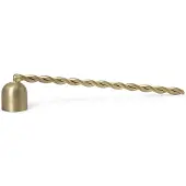 Ferm Living Twist kynttilänsammutin, messinki