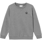 Name it Nkmvimo Ls Sweat Bru Noos - Grey - 158-164
