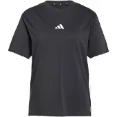 Adidas Toiminnallinen paita 'Essentials' musta / valkoinen