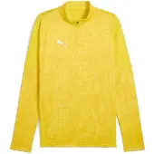 Puma Harjoituspaita Teamcup 1/4 Vetoketju - Nopeampi Keltainen/hopea, koko Medium