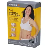 Medela 3in1 imetysliivit imetys+pumppaus Musta S