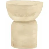 By-Boo Side table Cobble - natural 37x30x46 cm