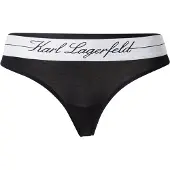 Karl Lagerfeld Stringit 'HOTEL' kerma / musta