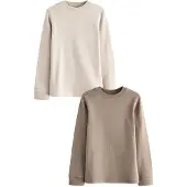 Next Aluspaita beige / tummabeige