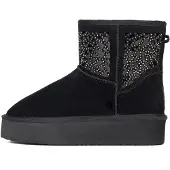 Gooce Bootsit 'Lana' musta / läpinäkyvä